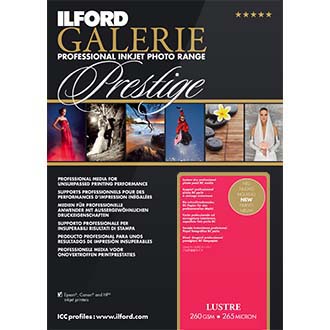 PAPEL ILFORD 13X18 100H GALERIE PRESTIGE SATIN PHOTO 260 GR