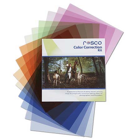 KIT FILTROS ROSCO COLOR CORRECTION 30X30 CM