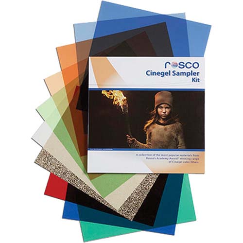 KIT FILTROS ROSCO CINEGEL SAMPLER 30X30 CM