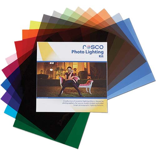 KIT FILTROS ROSCO PHOTO LIGHTING 30X30 CM