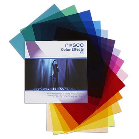 KIT FILTROS ROSCO COLOR EFFECT 30X30 CM