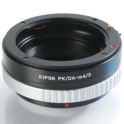 ADAPTADOR KIPON DE OBJETIVO PENTAX K-DA EN CUERPO MFT KIPON 