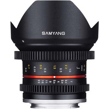 OBJETIVO SAMYANG 12 T2.2 VDSLR NEX CINE SAMYANG 