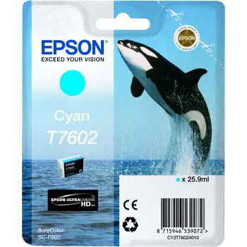 TINTA EPSON T7602 CIAN P/SC-P600 25.9 ML