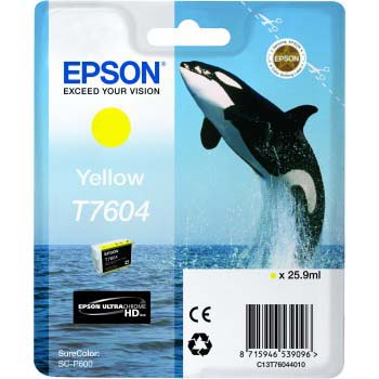 TINTA EPSON T7604 AMARILLO P/SC-P600 25.9 ML EPSON 