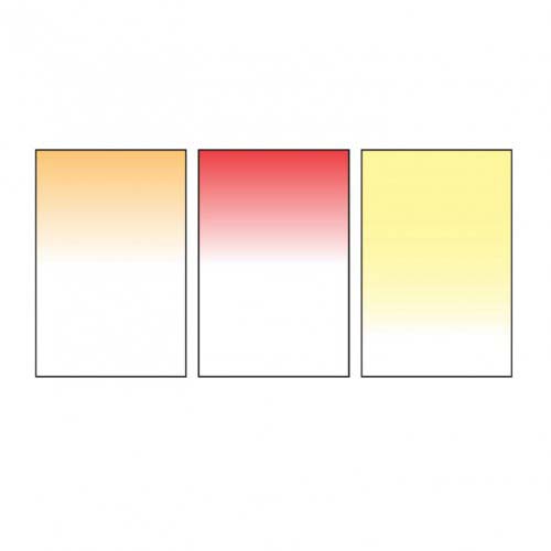 KIT FILTROS LEE 10X15 SUNSET (SUNSET RED - ORANGE - YELLOW)