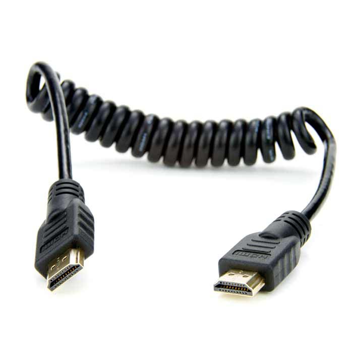 CABLE ATOMOS ESPIRAL FULL HDMI A FULL HDMI (30-45 CM)