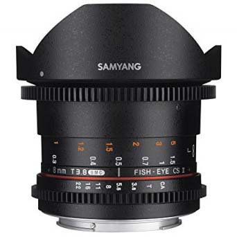 OBJETIVO SAMYANG 8 T3.8 NIKON F UMC CS II VDSLR SAMYANG 