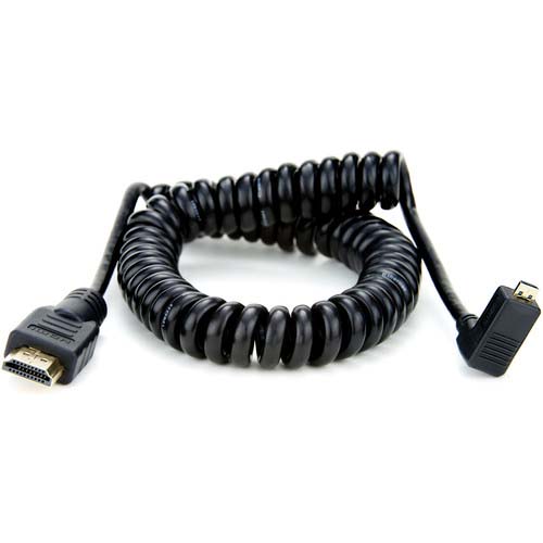 CABLE ATOMOS ESPIRAL MICRO HDMI A FULL HDMI (50CM-65CM)