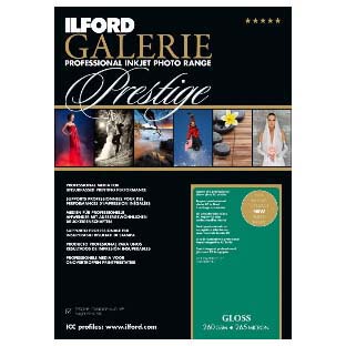 PAPEL ILFORD 13X18 100H GALERIE PRESTIGE GLOSS 260 GR