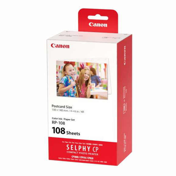 KIT DE IMPRESION CANON RP-108 (108H) 10X15 CP-1300/1500