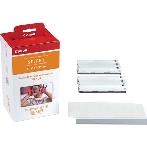 KIT DE IMPRESION CANON RP-108 (108H) 10X15 CP-1000/1200/1300