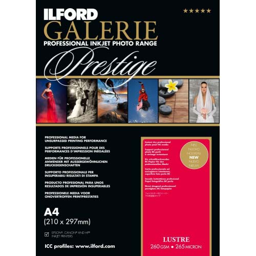 PAPEL ILFORD 10X15 100H GALERIE SATIN PHOTO 260 GR