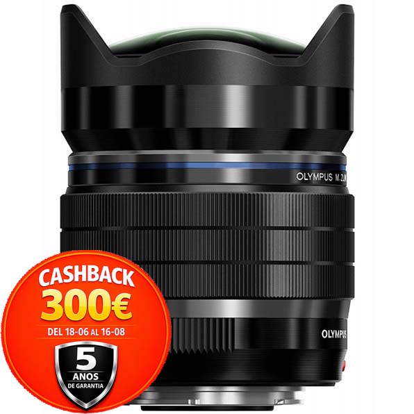 OBJETIVO OLYMPUS AF 8/1.8 PRO ED FISHEYE MFT (NEGRO)