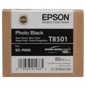 TINTA EPSON T8501 NEGRO PHOTO P/SURECOLOR SC-P800 80 ML EPSON 