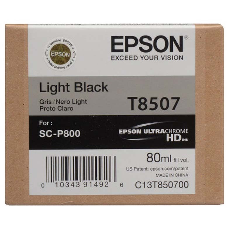 TINTA EPSON T8507 GRIS P/EPSON SURECOLOR SC-P800 80 ML