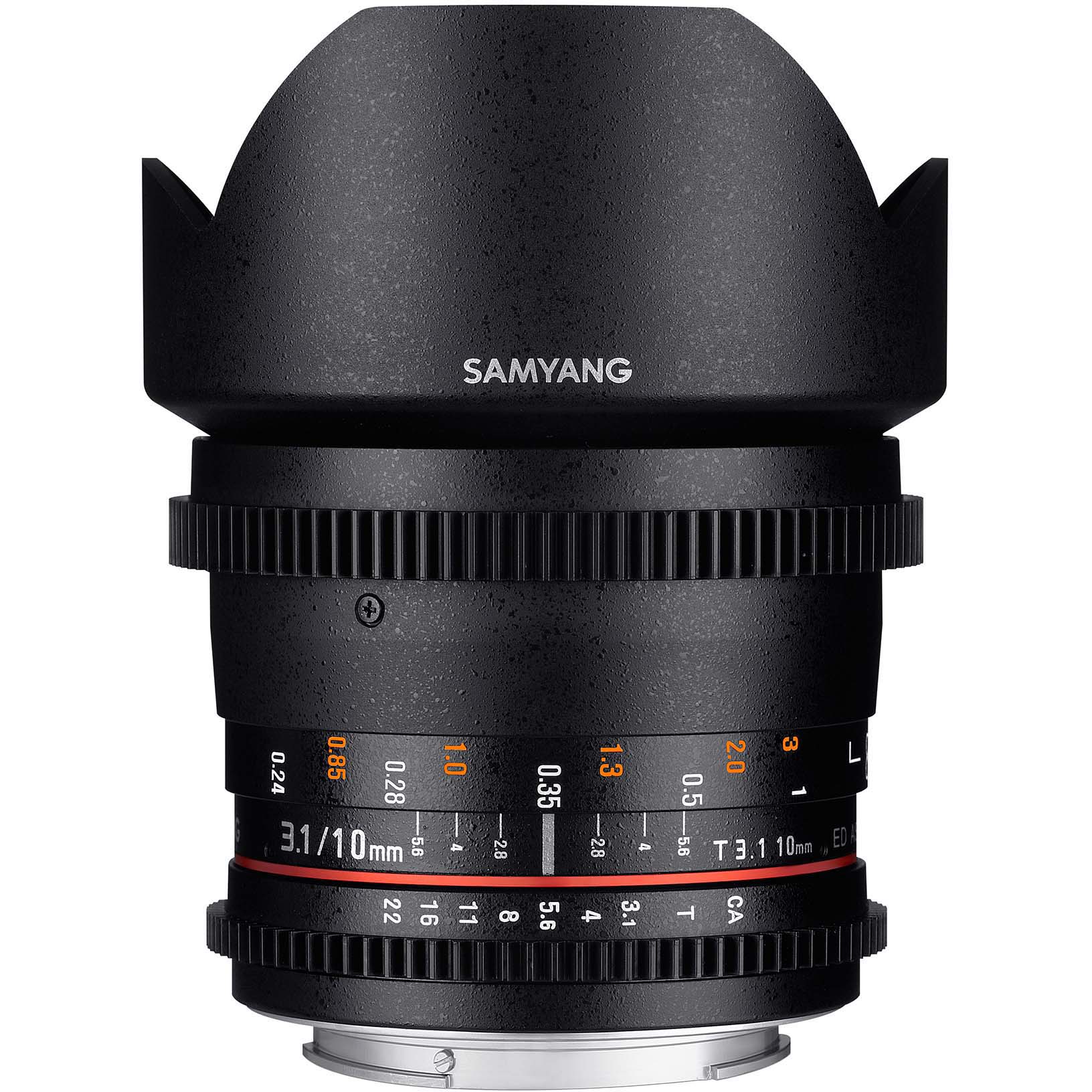 OBJETIVO SAMYANG 10 T3.1 NIKON F V-DSLR II ED AS NCS CS