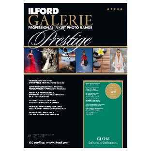 PAPEL ILFORD 10X15 100H GALERIE PRESTIGE GLOSS 260GR ILFORD 