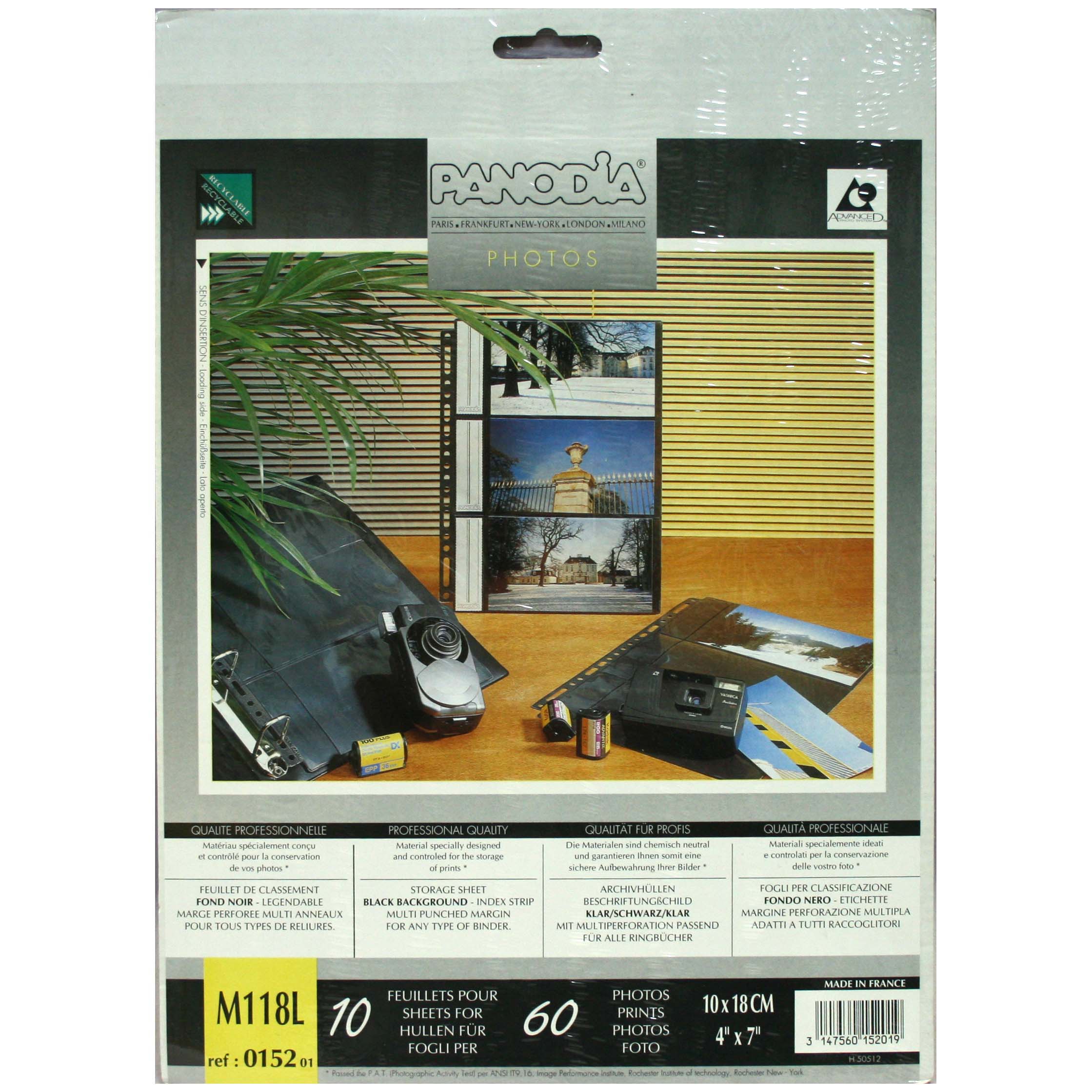 HOJAS PANODIA \'PRINTS\' M118L 10H P/10X18 CM (APS)