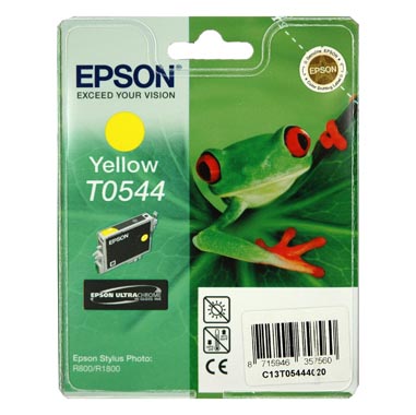 TINTA EPSON T0544 AMARILLO PARA R800 R1800 13 ML