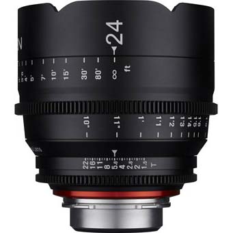 OBJETIVO SAMYANG 24 T1.5 CANON EOS XEEN CINEMA LENS