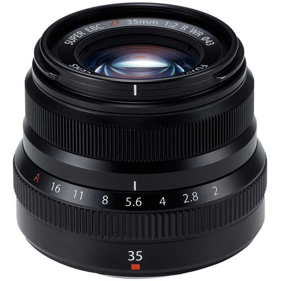 OBJETIVO FUJI XF 35/2 R WR NEGRO
