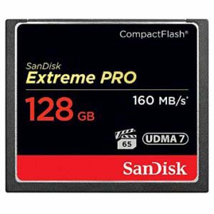 TARJETA CF 128 GB SANDISK EXTREME PRO (160M/SG 1067X) SANDISK 