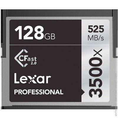 TARJETA CFAST 128 GB LEXAR 2.0 3500x PROFESIONAL