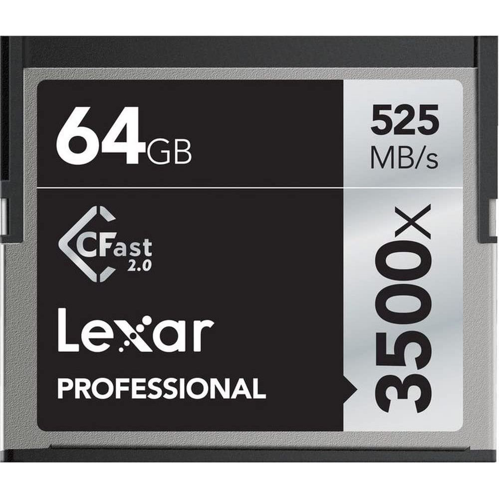 TARJETA CFAST 64 GB LEXAR 2.0 3500X PROFESIONAL