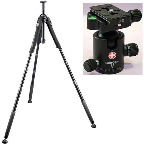 TRIPODE NAT.GEOG NGET1 + ROTULA SWISS-PRO Q2
