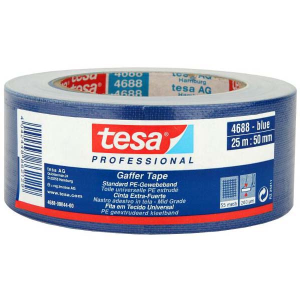 CINTA AMERICANA TESA 4688 5CM/25MTS AZUL TEJIDO GAFFER