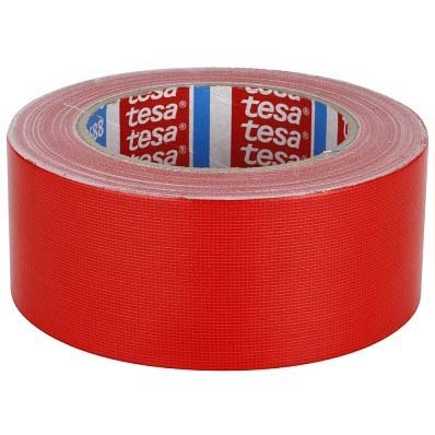 CINTA AMERICANA TESA 4688 5CM/25MTS ROJA TEJIDO GAFFER