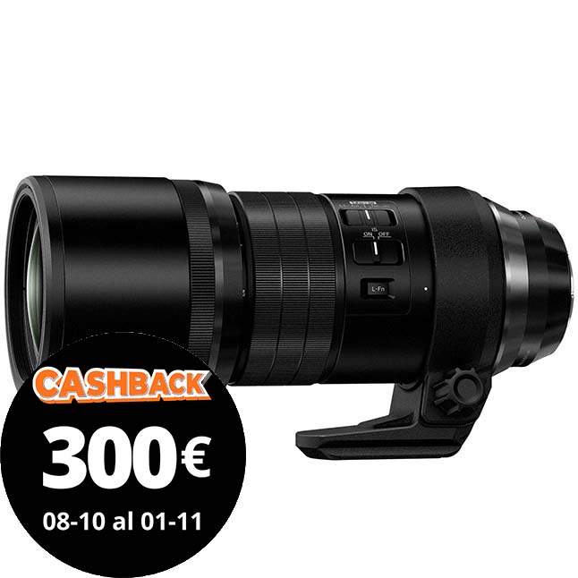 OBJETIVO OM SYSTEM AF 300/4 IS PRO MFT BLACK