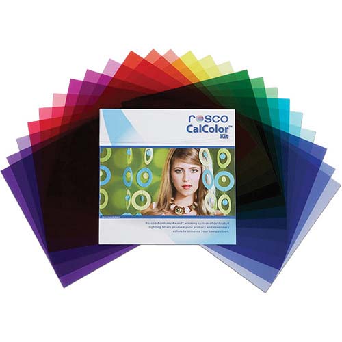 KIT FILTROS ROSCO CAL COLOR 30X30 CM (33 FILTROS)