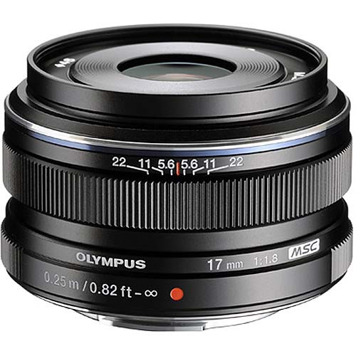OBJETIVO OLYMPUS AF 17/1.8 MFT BLACK