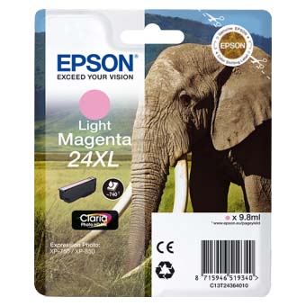 TINTA EPSON T2436 MAGENTA CLARO PARA XP-760  9.8 ML