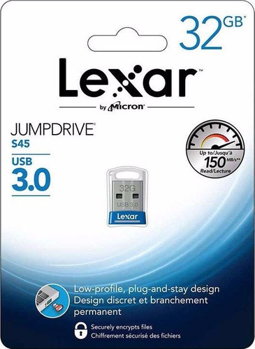 PENDRIVE 32 GB LEXAR S45 USB 3.0