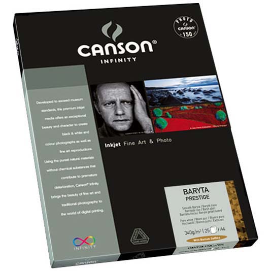 PAPEL CANSON BARYTA PRESTIGE 17 X15 MT 340 GR