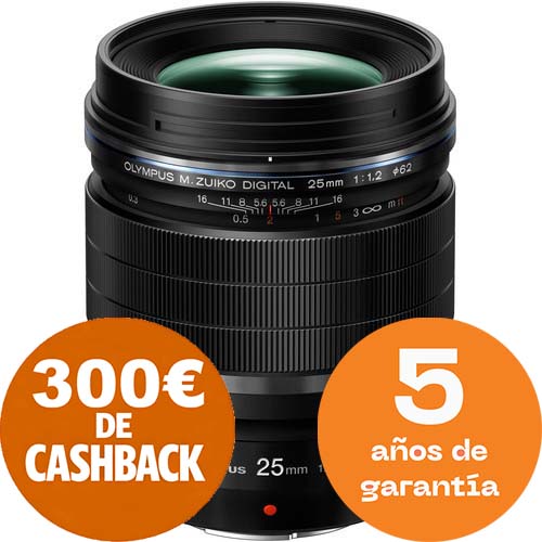 OBJETIVO OLYMPUS AF 25/1.2 PRO ED MFT (BLACK)