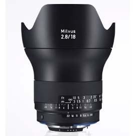 OBJETIVO ZEISS 18/2.8 MILVUS ZF.2 NIKON
