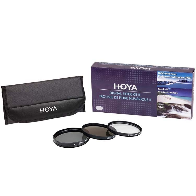 KIT DE FILTROS HOYA 67 MM (POLARIZADOR CIRCULAR + UV + ND8) HOYA 