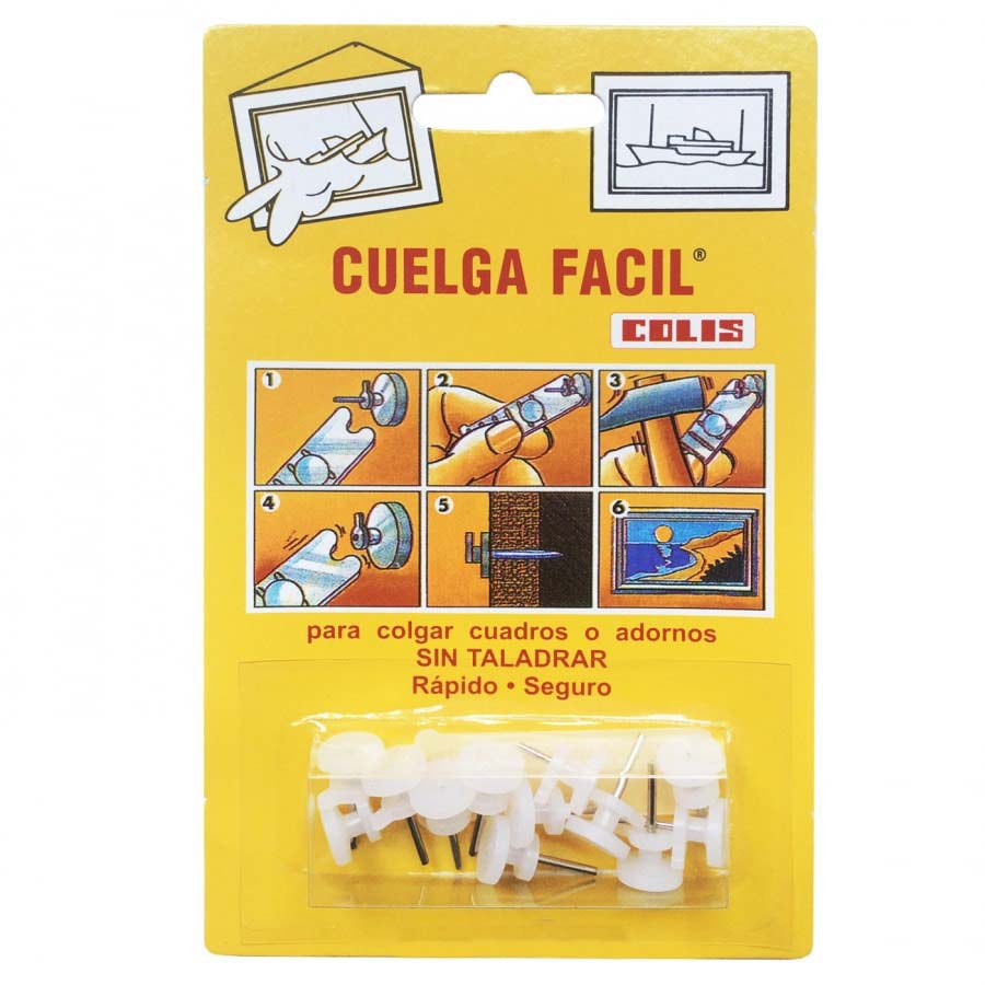 CUELGA FACIL COLIS (12UNID)