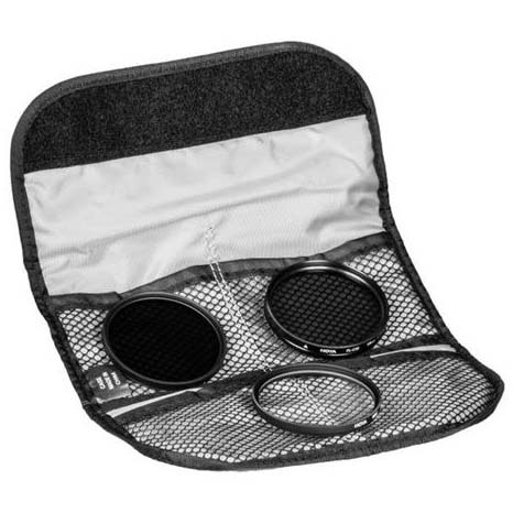 KIT DE FILTROS HOYA 55 MM (POLARIZADOR CIRCULAR + UV + ND8)