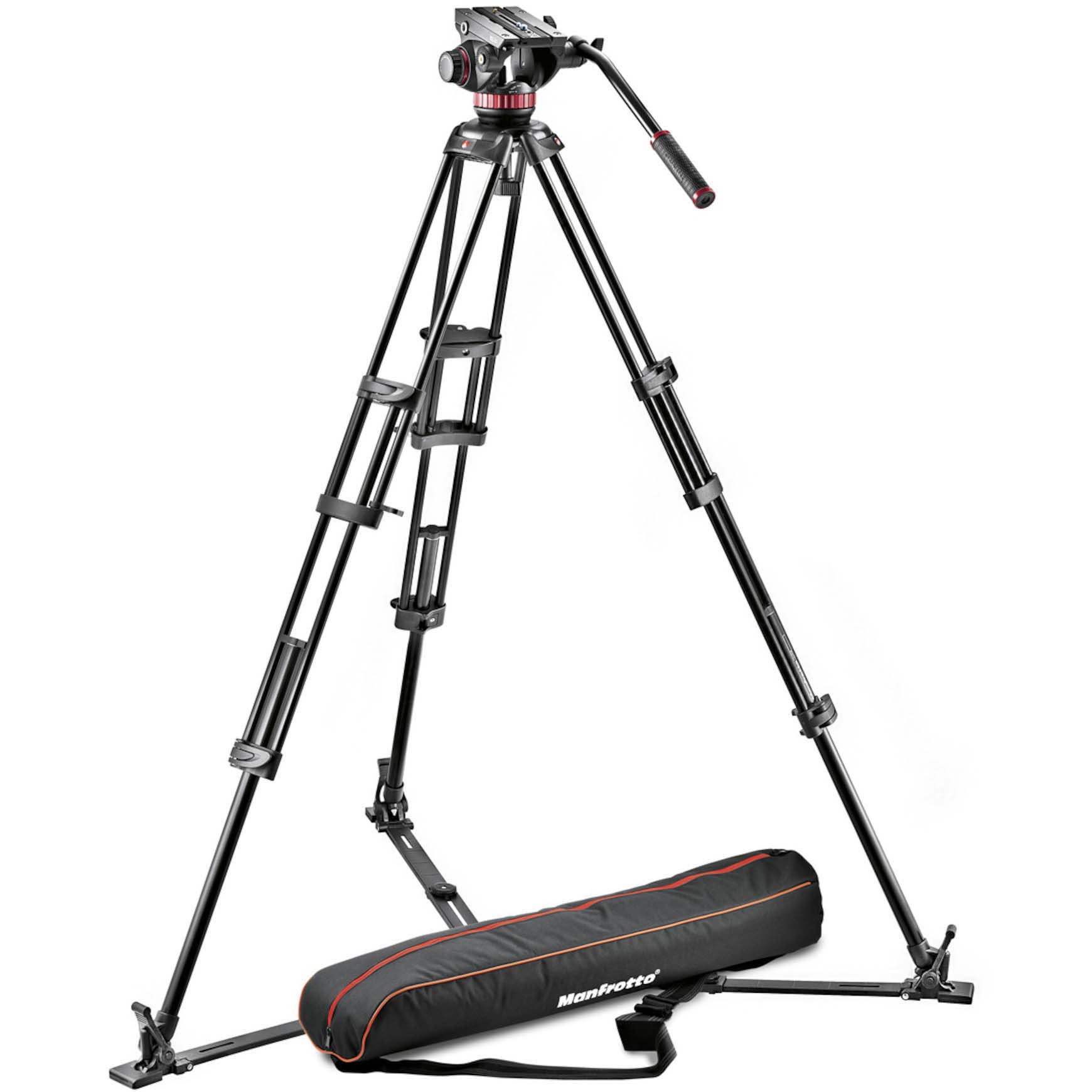 TRIPODE MANFROTTO 546GB + ROTULA MVH502A