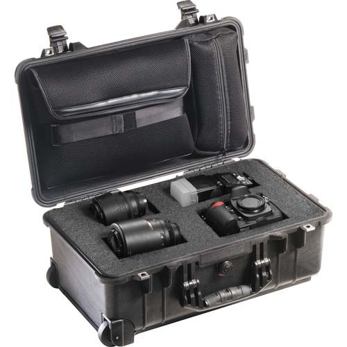 MALETA PELI 1510 LFC C/FOAM + ORGANIZ LOC (NEGRA)
