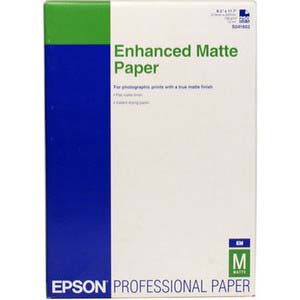 PAPEL EPSON A4 250H ENHANCED MATTE PAPER 192 GR (S041603)