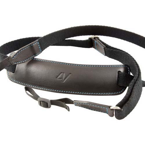CORREA 4V DESIGN LUSSO LARGE NEGRO/CIAN - KIT ENGANCHE UNIV