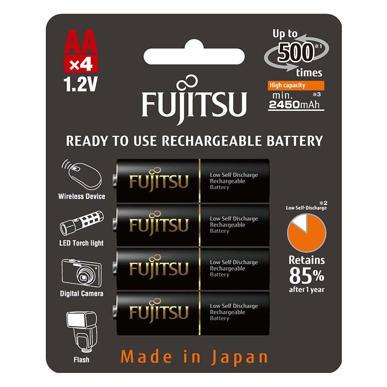 PILA RECARGABLE FUJITSU R6 2450 MAH (X4)