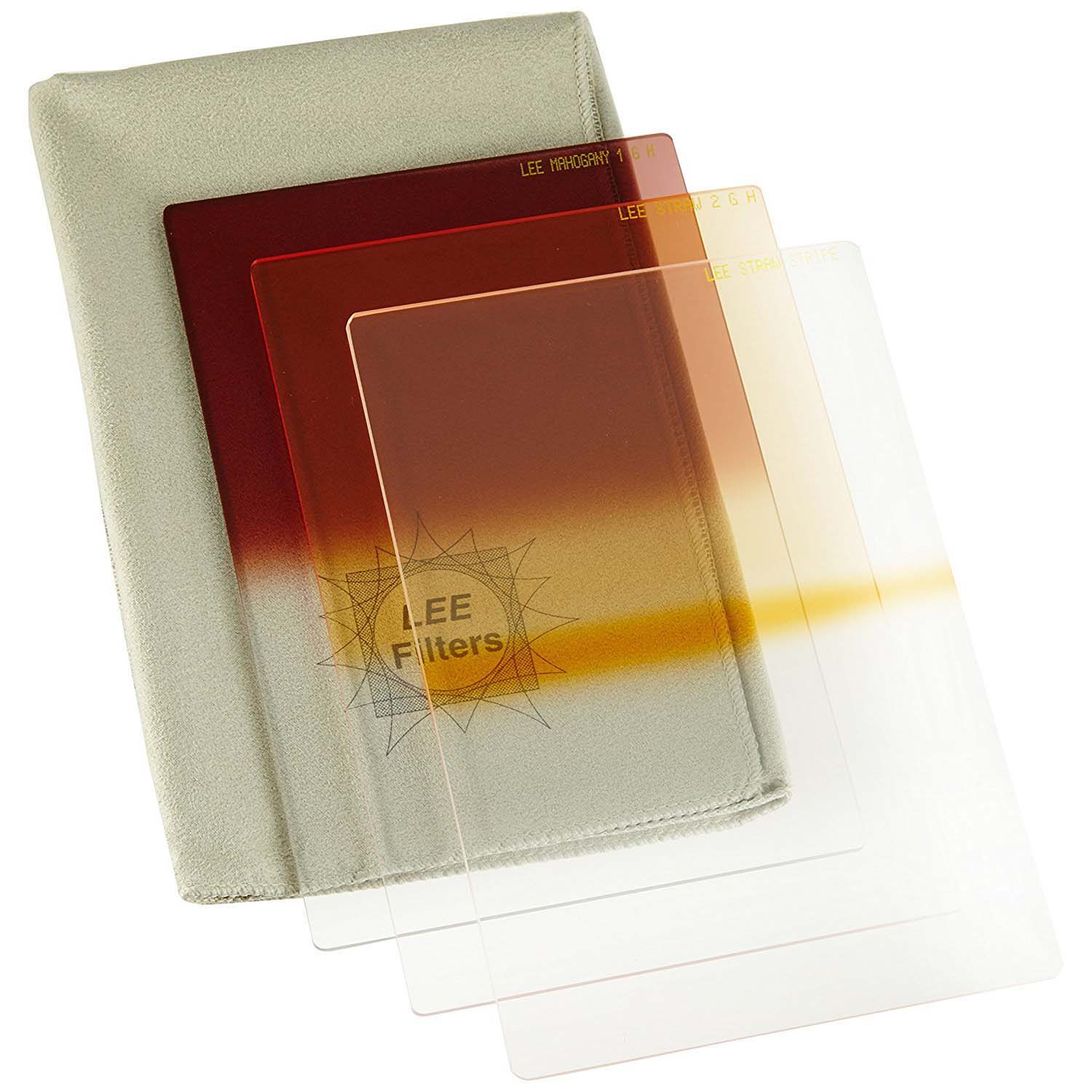  KIT FILTROS LEE 10X15 SUNRISE (MAHOGANY.STRAW.STRAW STRIPE)