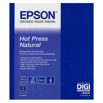 PAPEL EPSON 60\'X15 MT HOT PRESS NATURAL 300GR EPSON 